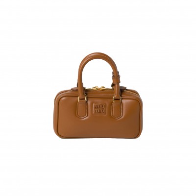 MIU MIU ARCADIE LEATHER MINI-BAG 5BP088 (19*10*5cm)
